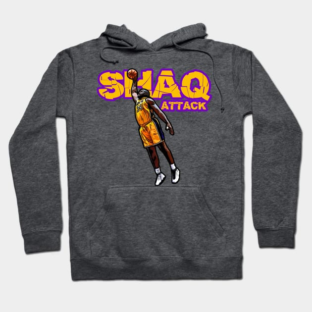 Lakers Shaq Attack 34 Hoodie by Gamers Gear